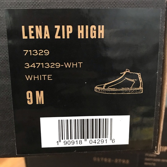 NEW Frye Lena Zip High Italian Leather Sneaker - Picture 8 of 16